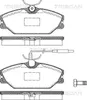 TRISCAN Bremsbeläge Bremsklötze mit Warnkontakt 8110 25003 Produktbild-Vorschau 1