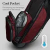 Borsa da golf LYLE & SCOTT 5.3'' - Fìon Red Anteprima dell’immagine prodotto 5