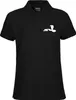 Huuraa Damen Polo Shirt Schlange Kobra Silhouette M Black Produktbild-Vorschau 1