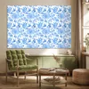 MuchoWow® Poster Blumen - Rosen - Blau - Muster 180x120 cm Produktbild-Vorschau 3