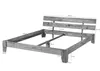 MASSIVMOEBEL24 | Lit double 200x200 Palissandre huilé Brun Voir les images du produit 5
