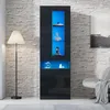 Witryna Merax z oświetleniem LED, szafka do salonu o Podgląd zdjęcia produktu 2