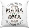 Trendation - Mama und Oma Deko-Kissen mit Füllung 40x40 Produktbild-Vorschau 1