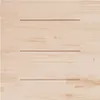 vidaXL Tischplatte Weiß 90x90x2,5 cm Massivholz Kiefer Produktbild-Vorschau 3