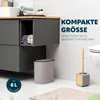 cestino ovale per cosmetici eluno con superficie gommata Anteprima dell’immagine prodotto 5