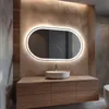 Badspiegel mit LED Beleuchtung 120x80 cm Freya - Horizontal Produktbild-Vorschau 2