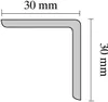 Decosa Winkelprofil WP30, weiß, 30 x 30 mm, Länge: 2 m - 01 Produktbild-Vorschau 9