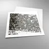 Poster - Poster ohne Rahmen - Abstraktion Schwarz Gürtel - Produktbild-Vorschau 3