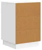 Comodino con cassetti vidaXL, bianco, 43 x 41 x 63,5 cm, Anteprima dell’immagine prodotto 6