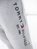 Tommy Hilfiger Męskie spodnie dresowe z logo z boku, szare Podgląd zdjęcia produktu 4