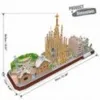 Cubic Fun CUBICFUN 3D puzzle City line Barcelona Náhľad obrázku produktu 5
