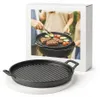Gusseisen Pfanne Rund Grillplatte Ø 31 cm aus massiv 2,9 kg Produktbild-Vorschau 3