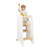 Holz Lernturm Montessori Stehhilfe,Learning Tower,Hocker Produktbild-Vorschau 2