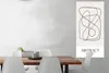 MuchoWow® Poster Kunst - Linienkunst - Abstrakt 60x120 cm - Produktbild-Vorschau 2