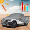 Vodotesný, univerzálny kryt na auto, sivý, vhodný pre Náhľad obrázku produktu 3