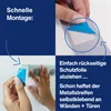 Image shows instructions for mounting a magnetic strip. Anteprima dell’immagine prodotto