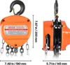 Paranco a catena VEVOR con capacità di carico di 3 T, Anteprima dell’immagine prodotto 8