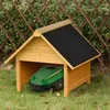 Outsunny Holzgarage für Rasenmäher Roboter Carport für Produktbild-Vorschau 2