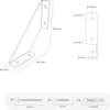 HEVVA - Regalhalter LICHTENBERG - 10 cm Tiefe, Schwarz, 1 Produktbild-Vorschau 6