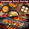HOMELUX 12-teiliges Dutch Oven Set in Holzkiste, Kochtopf, Produktbild-Vorschau 2
