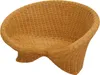 KRINES HOME Krzesło Lotus wykonane z prawdziwego rattanu / Podgląd zdjęcia produktu 1