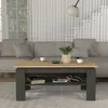 A living room scene with a couch and coffee table. Produktbild-Vorschau