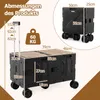 COSTWAY 150L Bollerwagen faltbar, Transportwagen mit Produktbild-Vorschau 2