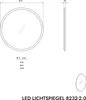 LED Lichtspiegel 8232 - 2.0 rund - Aluminiumrahmen - Produktbild-Vorschau 7