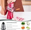3-in-1 Küchenreibe Handkurbel Reibe Schneide Trommelgerät Produktbild-Vorschau 4