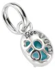Pendentif charm en argent avec pierre de naissance du mois Voir les images du produit 6
