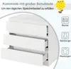 WOLTU Kommode mit 3 Schubladen Kommodenschrank Produktbild-Vorschau 4