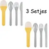 Set de couverts de voyage 3 pièces en acier inoxydable - Voir les images du produit 2