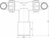 Alcadrain P155Z Doppelanschluss komplett DN40 / DN32  17 Anteprima dell’immagine prodotto 10