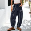 ASKSA Damen Hose Trainingshose Kordelzug Baggy Jogginghose Voir les images du produit 2
