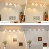 ZMH Lampa sufitowa , 4 płomienie, reflektor sufitowy E14, Podgląd zdjęcia produktu 8