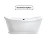 Freistehende Retro-Badewanne PITTSBURGH Ablaufgarnitur Produktbild-Vorschau 7