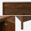 Collage of close-up shots of a wooden sideboard. Produktbild-Vorschau