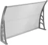 NAIZY Stříška na vchodové dveře 150 x 100 cm - průhledná Náhled obrázku produktu 8