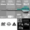 Conjunto de dardos Target Darts Hydro con punta de acero, Vista previa de la imagen del producto 11
