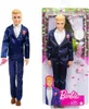 Mattel GTF36 Barbie módna bábika ženích Ken v modrom obleku Náhľad obrázku produktu 12