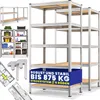MONZANA 2er Set Schwerlastregal  180x90x60cm Produktbild-Vorschau 1