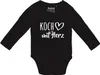 Huuraa Baby Body Koch mit Herz 74 Black  Baumwolle Produktbild-Vorschau 1