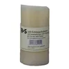 A cream-colored LED candle with a label wrapped around it. Produktbild-Vorschau