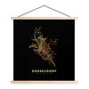 MuchoWow® Textilposter Stadtplan - Gold - Düsseldorf - Produktbild-Vorschau 1