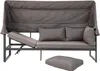 home24 Loungeset - 5-teilig - Stahl / Polyester - Grau Produktbild-Vorschau 5