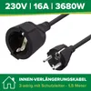 InLine Schutzkontakt-Verlängerung ST / BU, schwarz, 1,5m, Produktbild-Vorschau 6