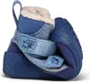 A single blue winter boot for children, shown from the side with the sole facing the viewer. Produktbild-Vorschau