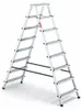 Baulich | Aluminium Haushaltsleiter - 2 x 8 Stufen - Max. Produktbild-Vorschau 1
