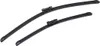 Two black windshield wiper blades are shown against a white background. Anteprima dell’immagine prodotto