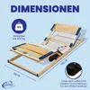 Coemo elektrischer 7 Zonen Lattenrost eRost 140x200 cm mit Produktbild-Vorschau 6